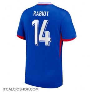 Francia Adrien Rabiot #14 Prima Maglia Europei 2024 Manica Corta